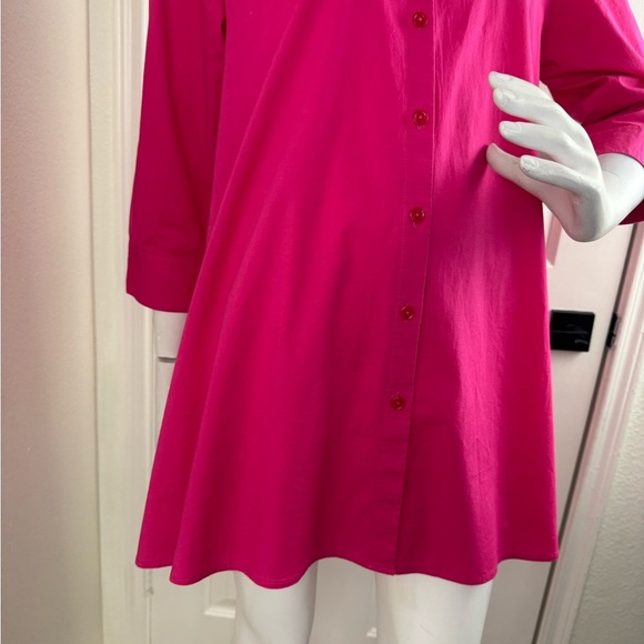 WEAR ABOUTS Vibrant Pink Button-Up Tops Size L.  #359 - Picture 6 of 9
